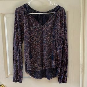 Long sleeve blouse